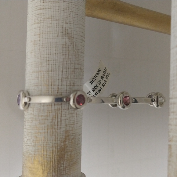 SFC Silver Multi colored stone bracelet - Picture 6 of 14